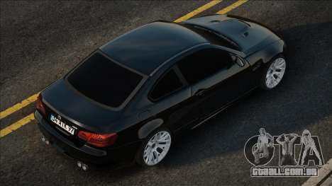 BMW M3 E92 [Black] para GTA San Andreas