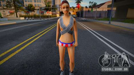 Gungrl2 Upscaled Ped para GTA San Andreas