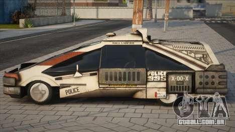 Sci-Fi Police Car para GTA San Andreas