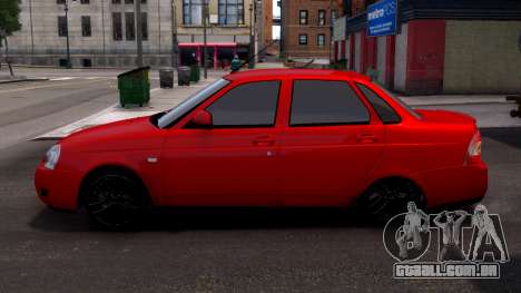 Lada Priora Red Color para GTA 4