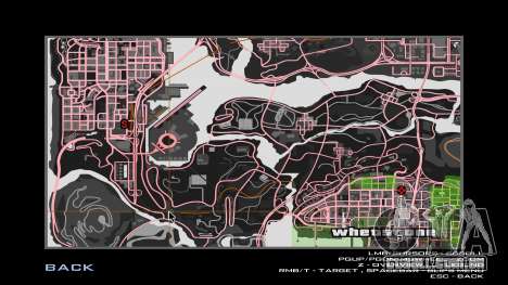 Gray-Pink Map para GTA San Andreas
