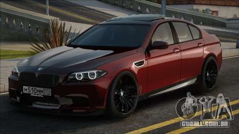 BMW M5 F10 Cereja para GTA San Andreas