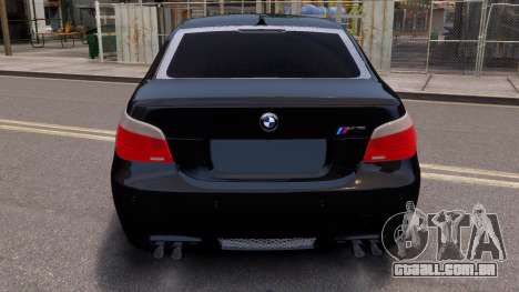 BMW M5 E60 Black para GTA 4