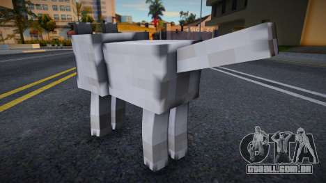 Minecraft Lobo v2 para GTA San Andreas