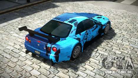 Nissan Skyline R34 X-Custom LE S14 para GTA 4