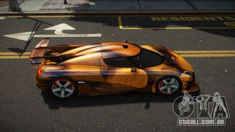 Koenigsegg Agera One G-Sport S13 para GTA 4