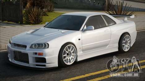 Nissan GT-R [White] para GTA San Andreas