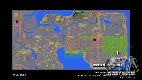 Mapa do estado por DYNASTY OLDWICH para GTA San Andreas