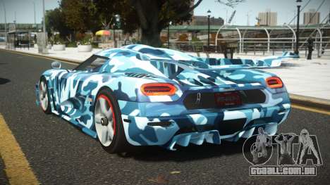 Koenigsegg Agera One G-Sport S1 para GTA 4