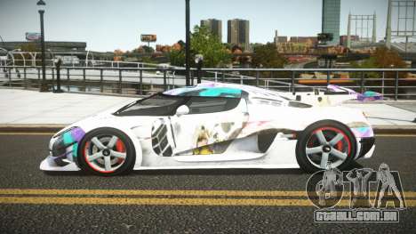 Koenigsegg Agera One G-Sport S4 para GTA 4