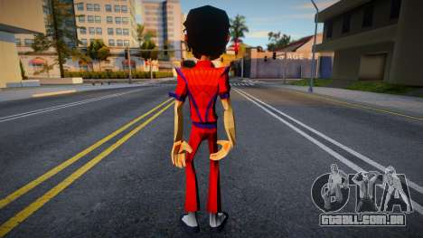 Michael Jackson con traje de Thriller del juego para GTA San Andreas