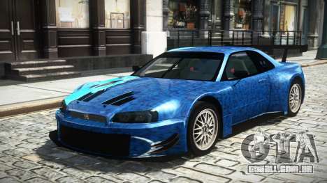 Nissan Skyline R34 X-Custom LE S14 para GTA 4