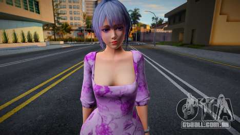 DOAXVV Shizuku - Flower Dress para GTA San Andreas