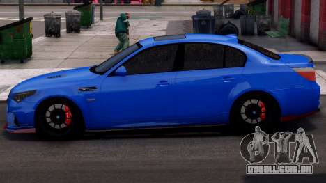 BMW M5 E60 Blue para GTA 4