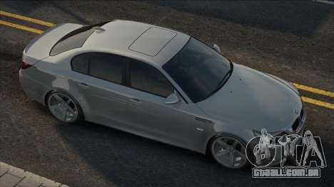 BMW M5 E60 Silver Edit para GTA San Andreas