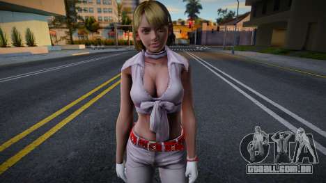 Ashley Graham Leather Outfit [RE:Evil 4] para GTA San Andreas