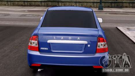 Lada Priora Blue para GTA 4