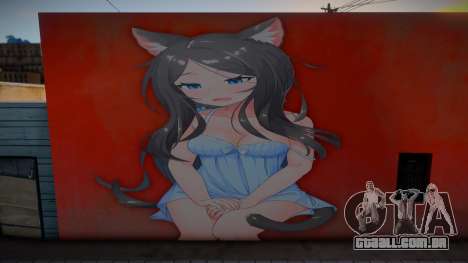 Anime Girl Wall Art pt. 4 para GTA San Andreas