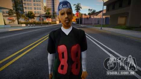 Gangrl3 Upscaled Ped para GTA San Andreas