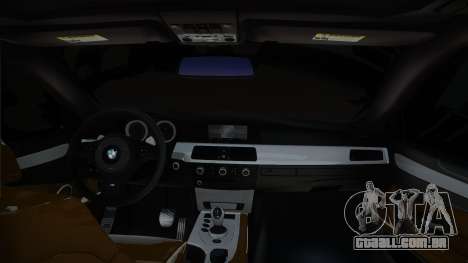 BMW M5 E60 Silver Edit para GTA San Andreas