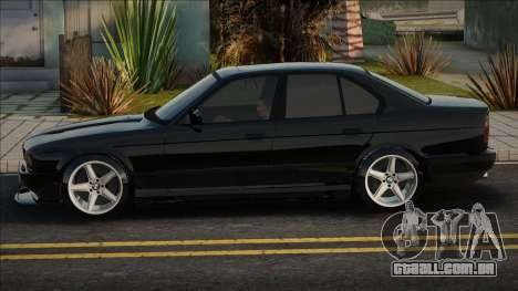 BMW 525I E34 1992 Black para GTA San Andreas