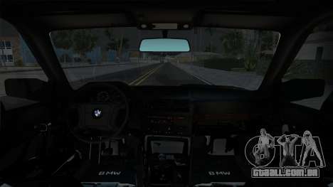 BMW 525I E34 1992 Black para GTA San Andreas