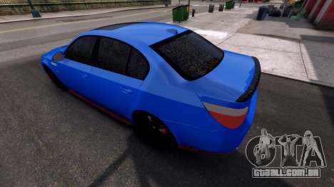 BMW M5 E60 Blue para GTA 4