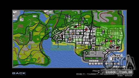 Mapa Desenhado para GTA San Andreas