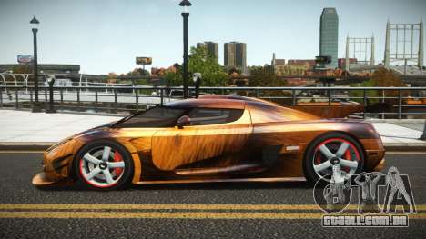 Koenigsegg Agera One G-Sport S13 para GTA 4