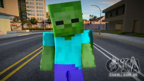 Minecraft Zombie para GTA San Andreas