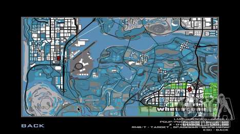 Blue State Map para GTA San Andreas