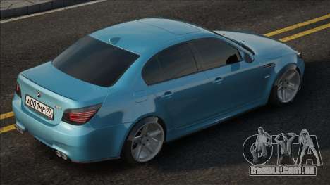BMW M5 E60 Blue ver para GTA San Andreas