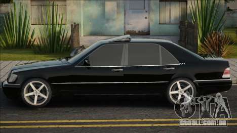 Mercedes-Benz S600 Black ver para GTA San Andreas