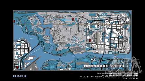 Blue State Map para GTA San Andreas