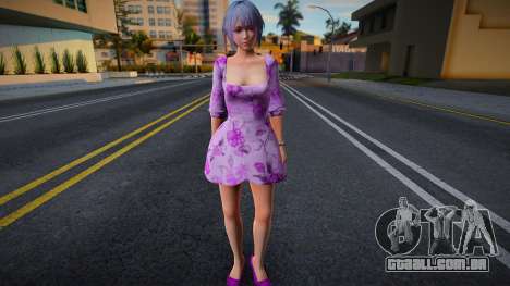 DOAXVV Shizuku - Flower Dress para GTA San Andreas