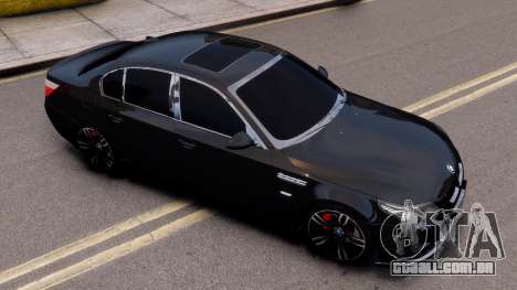BMW M5 E60 Black para GTA 4