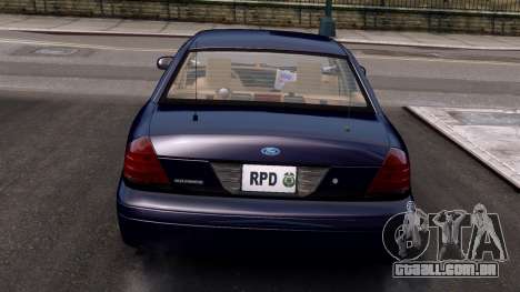 Ford Crown Victoria Police LV1 FBI para GTA 4