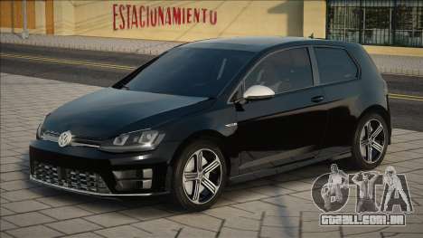 Volkswagen Golf R Black para GTA San Andreas