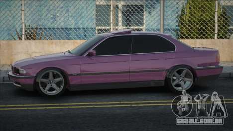 BMW 730i Pink para GTA San Andreas