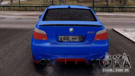 BMW M5 E60 Blue para GTA 4