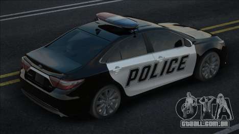 2015 Toyota Camry Police para GTA San Andreas