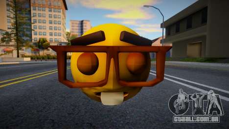 Emoji con cara de nerd inteligente para GTA San Andreas