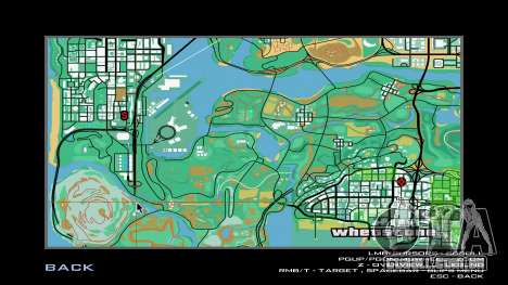 Novo mapa melhorado v1 para GTA San Andreas