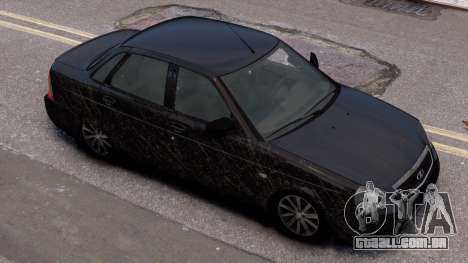 Lada Priora [Black ver] para GTA 4