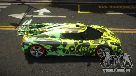 Koenigsegg Agera One G-Sport S12 para GTA 4