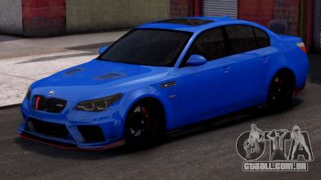 BMW M5 E60 Blue para GTA 4