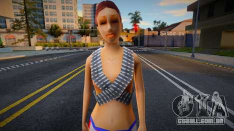 Gungrl2 Upscaled Ped para GTA San Andreas