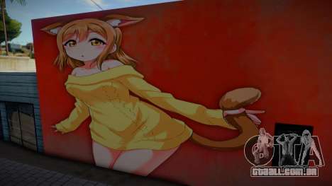 Anime Girl Wall Art pt. 3 para GTA San Andreas