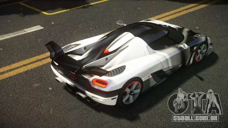 Koenigsegg Agera One G-Sport S3 para GTA 4