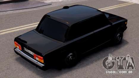 Vaz 2107 [Black] para GTA 4